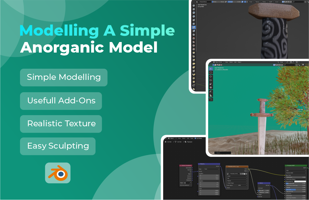 Kelas How To Make A Simple Anorganic Model di BuildWithAngga